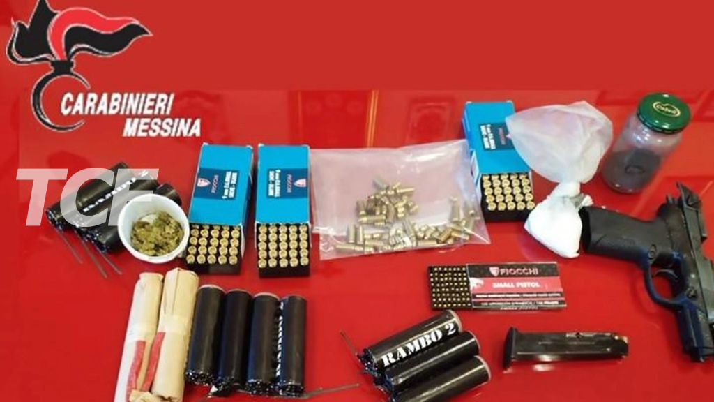 FABBRICAVA ARMI E DROGA IN CASA ARRESTATO 33ENNE