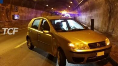 FERMA L'AUTO IN GALLERIA, DENUNCIATO 47ENNE UBRIACO